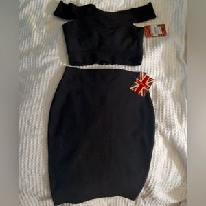 Sexy 2 PC halter & skirt